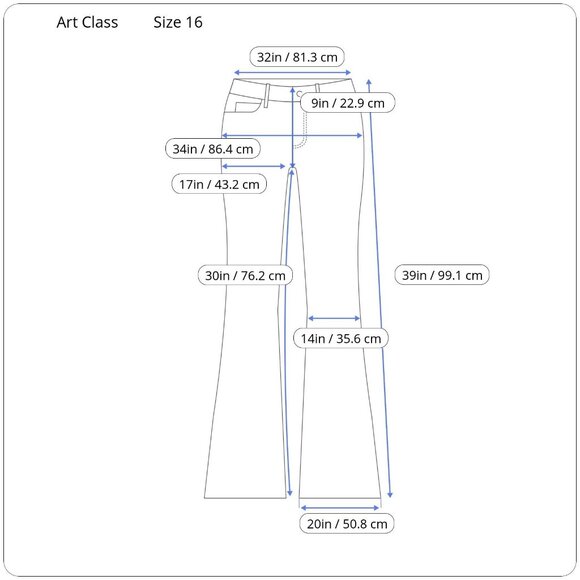 Art Class Junior Pink Corduroy Flare Pants Low Rise Retro Stretch Denim Size 16 - Picture 9 of 11